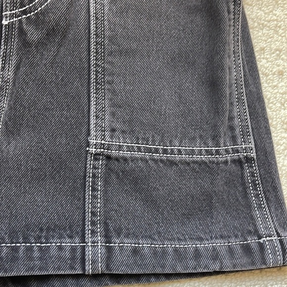 Levi’s NWT Denim Carpenter Skirt in Black Size 29 NEW - Picture 4 of 13